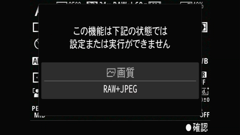 画質＝RAW+JPEG