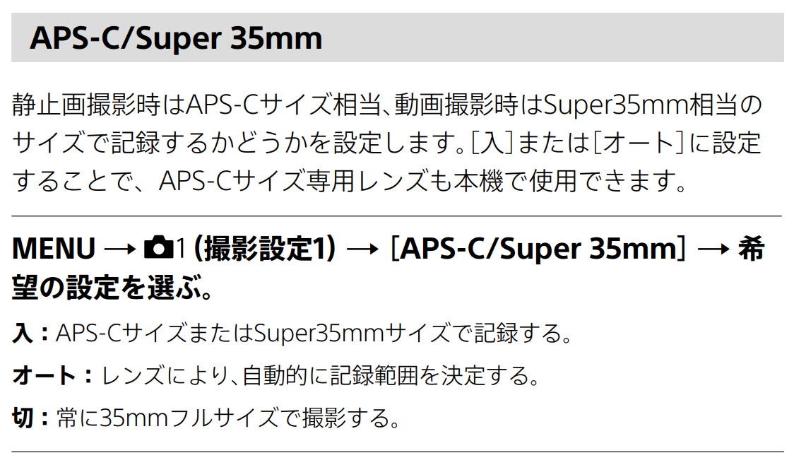APS-Cサイズ撮影_ILCA-99M2